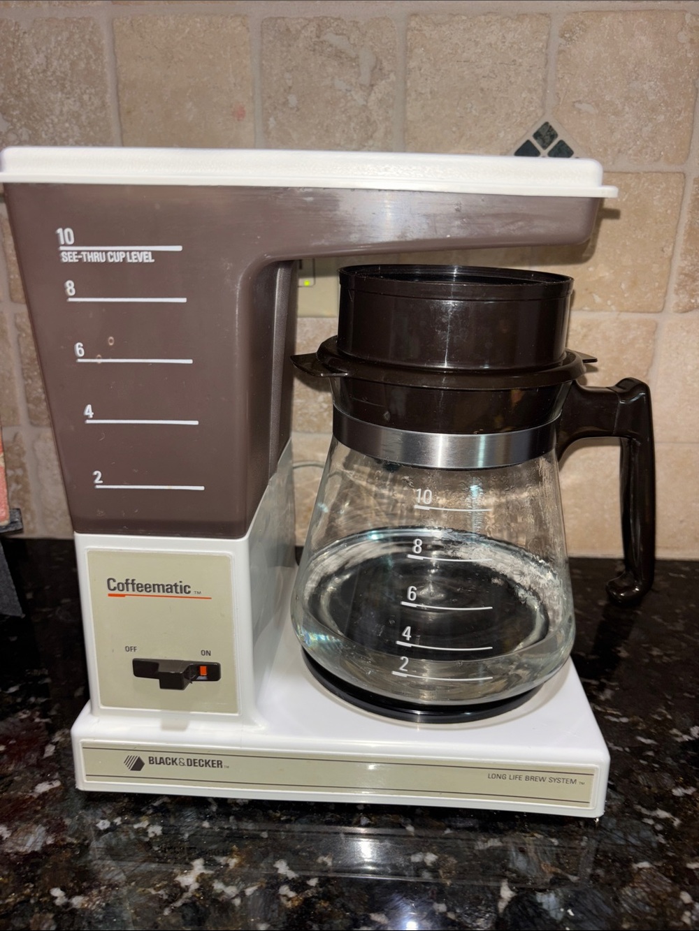 Black & Decker Coffeematic Drip Coffee Maker with Glass Carafe Tested Works